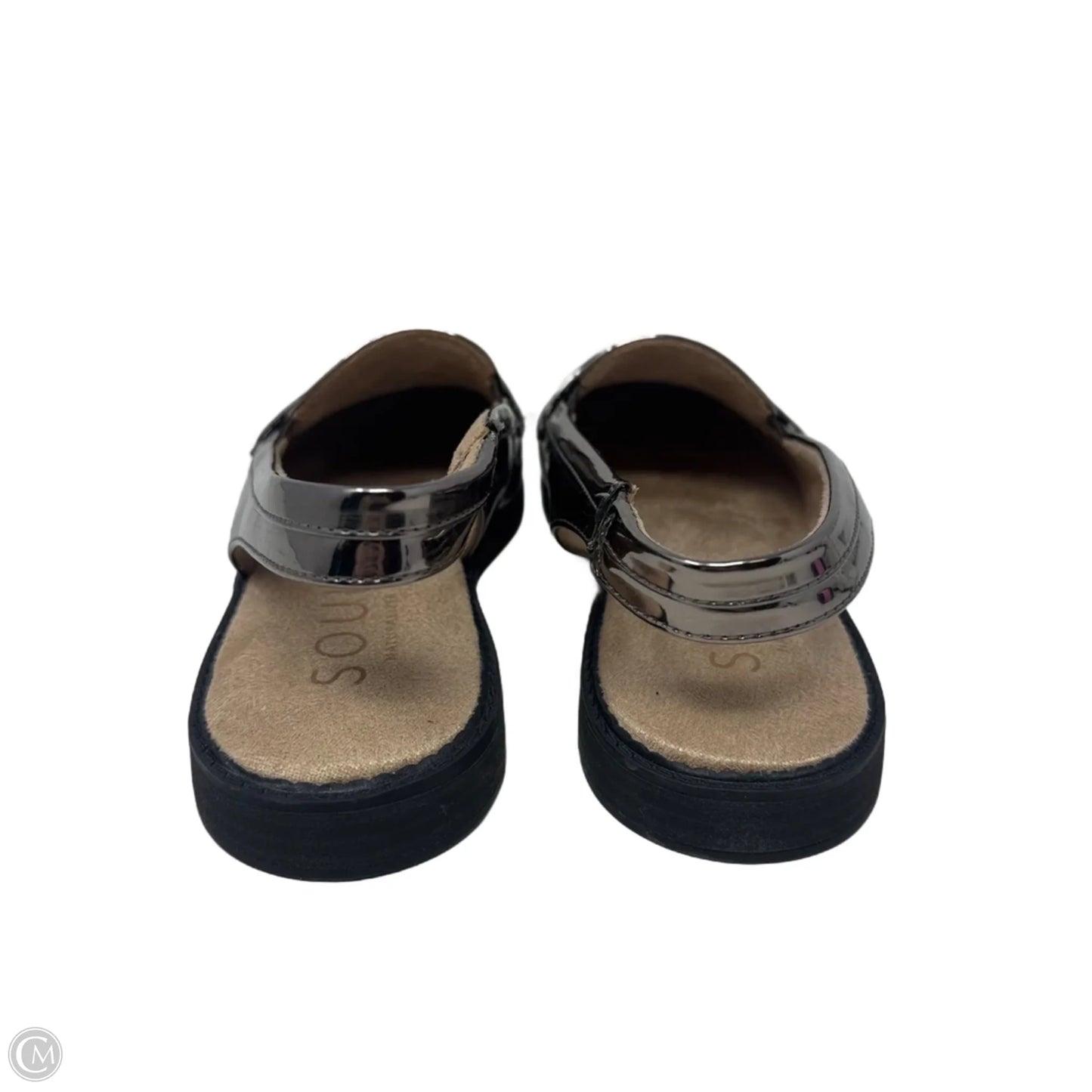 Metallic Slingback Loafers Shoes Flats By Naturalizer In Bronze, Size: 7