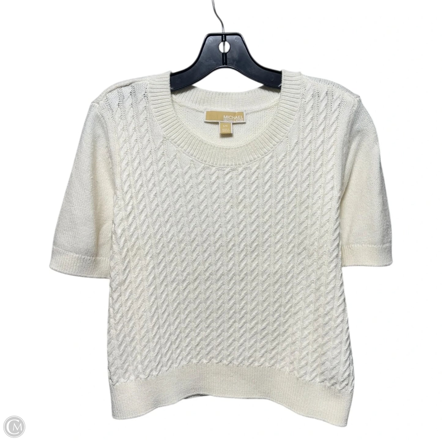 Sweater Designer By Michael Kors In Cream, Size: L