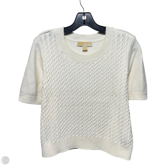 Sweater Designer By Michael Kors In Cream, Size: L