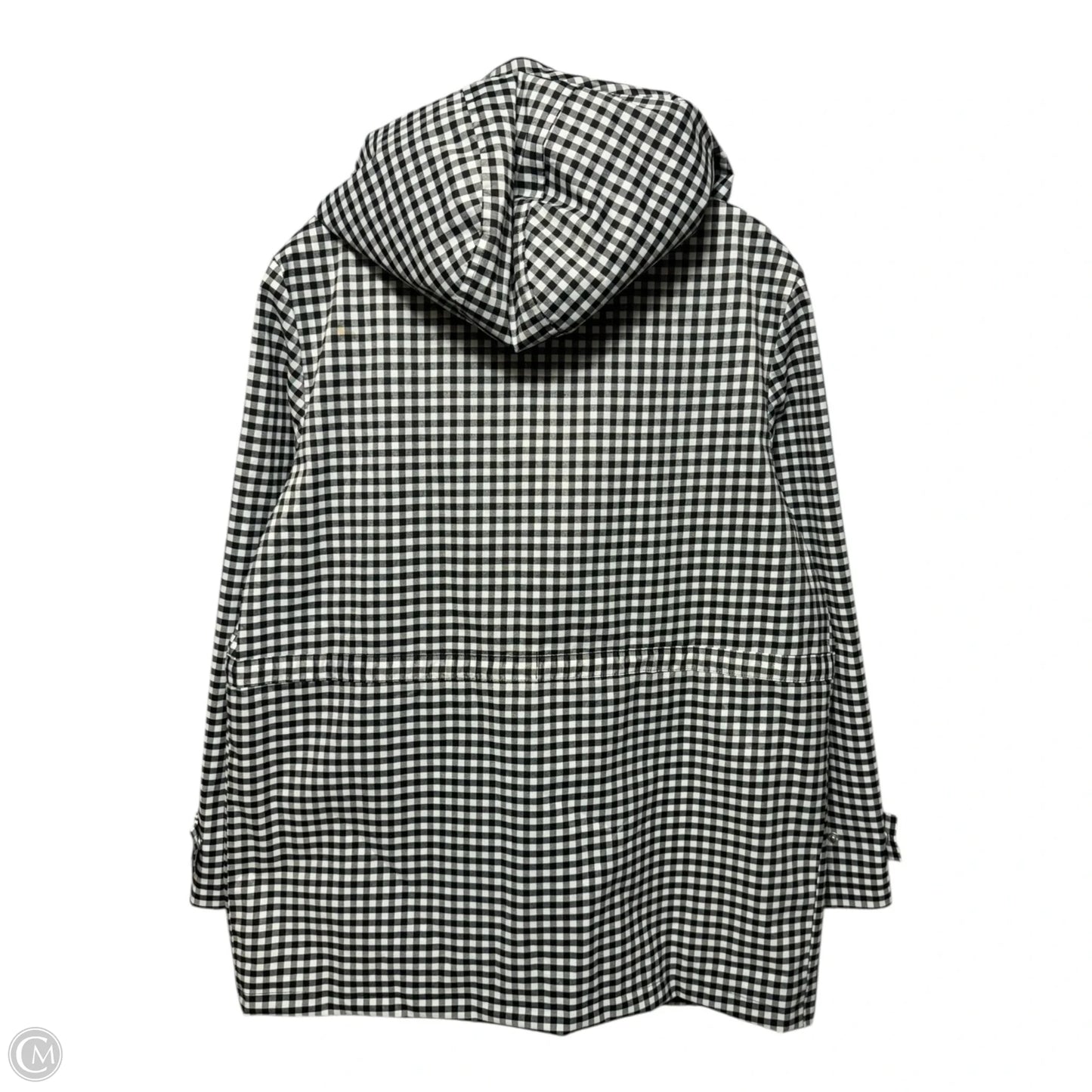 Coat Raincoat By Avec Les Filles In Checkered Pattern, Size: M