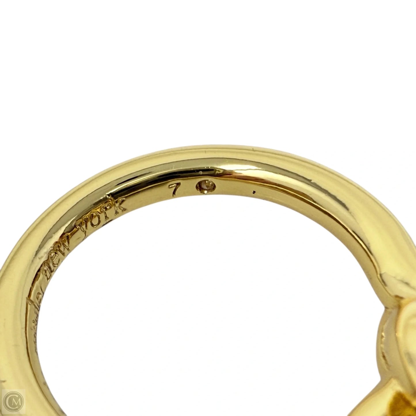 Gold Tone Double Knot Ring Designer By Kate Spade, Size: 7