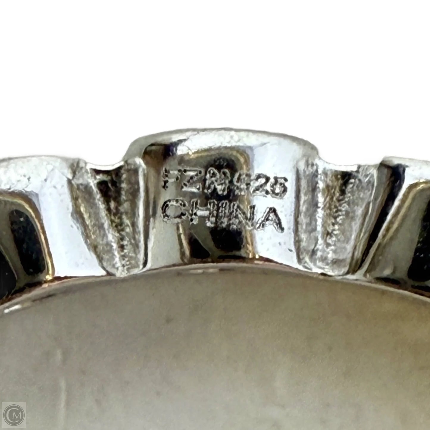 Sterling Silver & CZ Stacked Eternity Band Rings Set, Size: 8