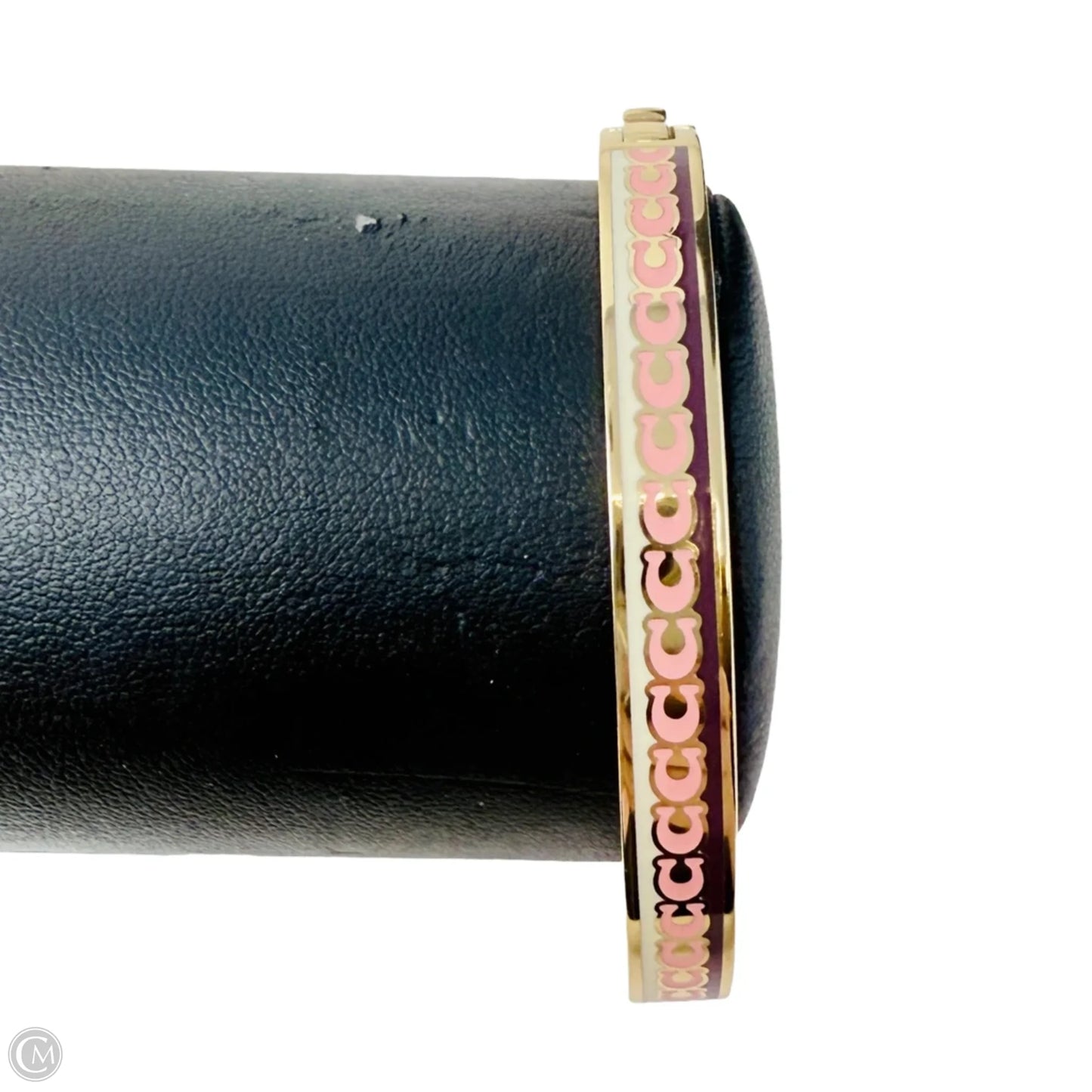 6 MM Signature Enamel Bangle Bracelet Designer By Coach