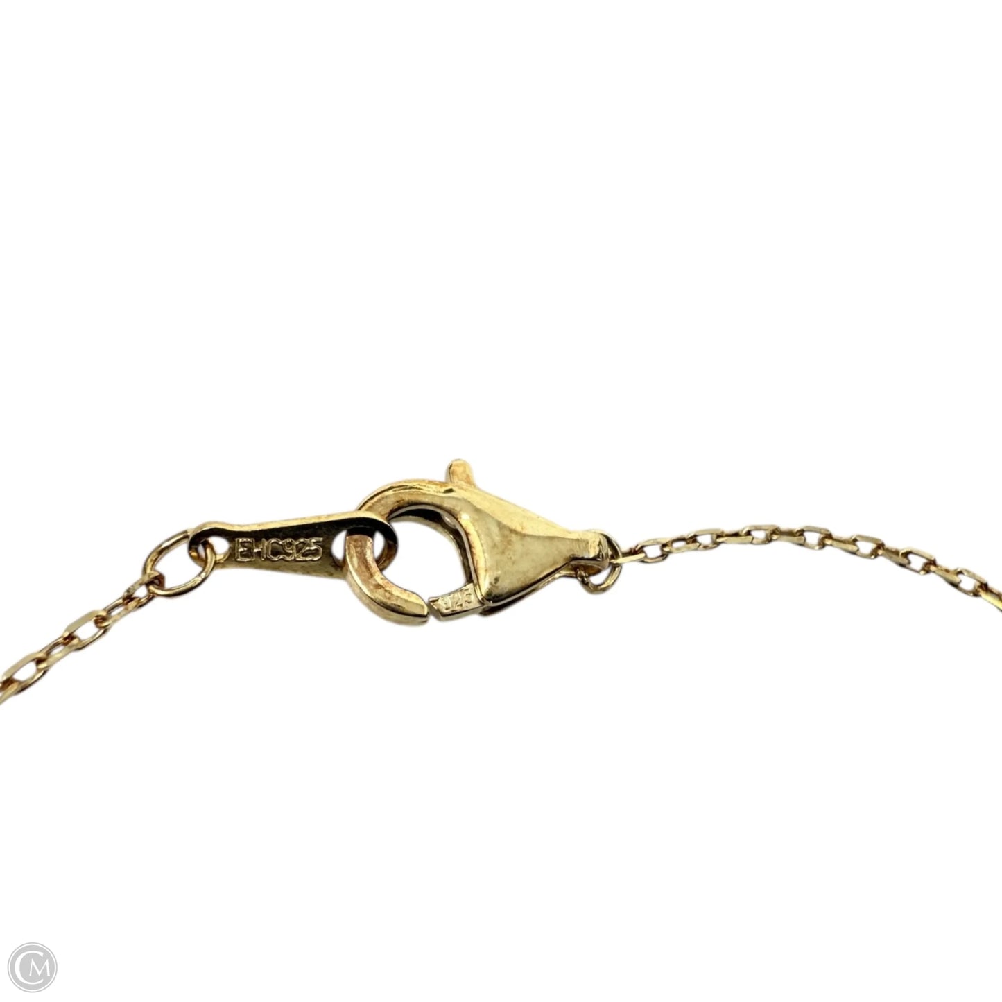 Gold Over Sterling Tiny Puffy Heart Charm Bracelet