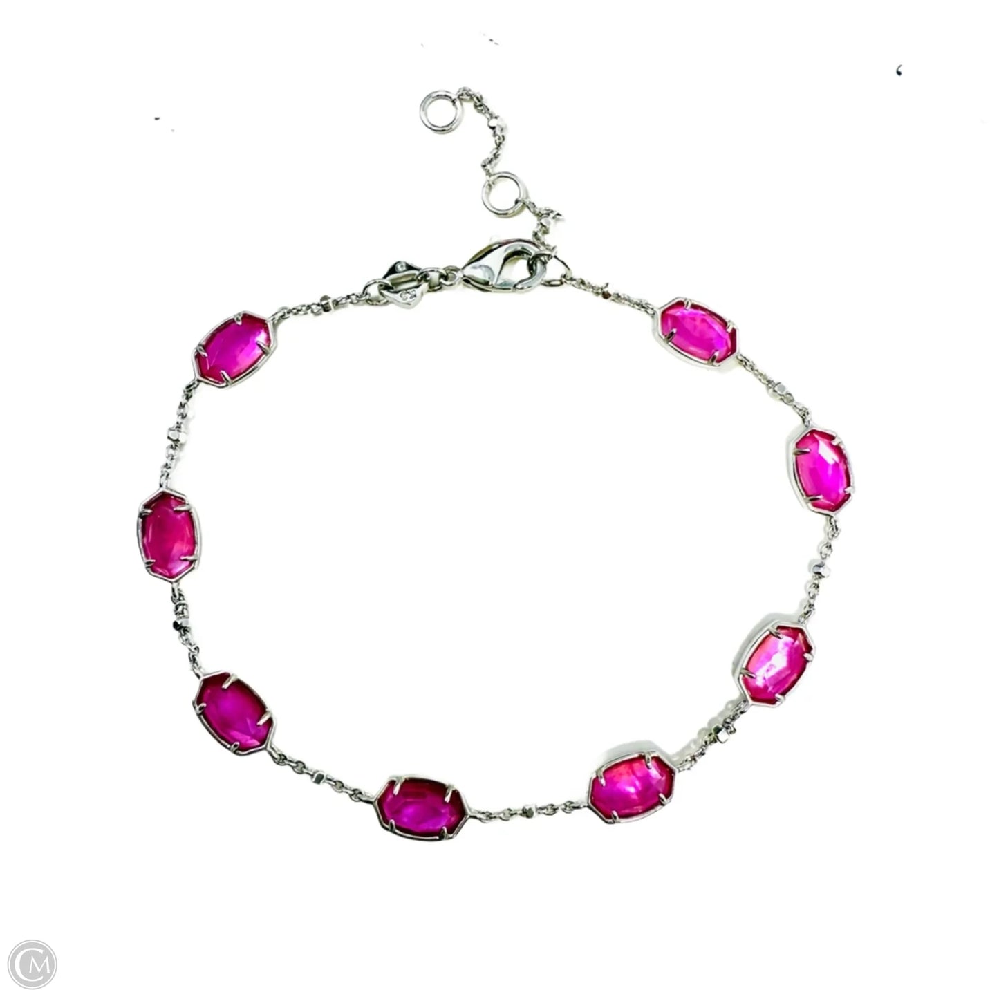 Emilie Link Bracelet in Silver Azalea Illusion By Kendra Scott