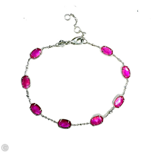 Emilie Link Bracelet in Silver Azalea Illusion By Kendra Scott