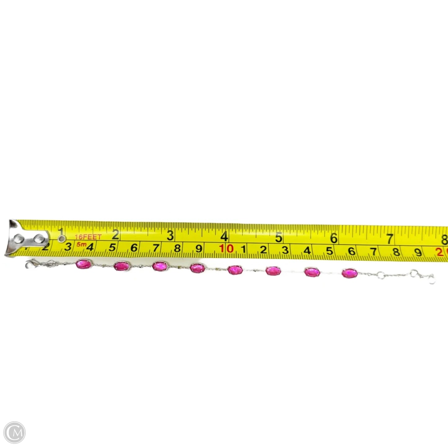 Emilie Link Bracelet in Silver Azalea Illusion By Kendra Scott