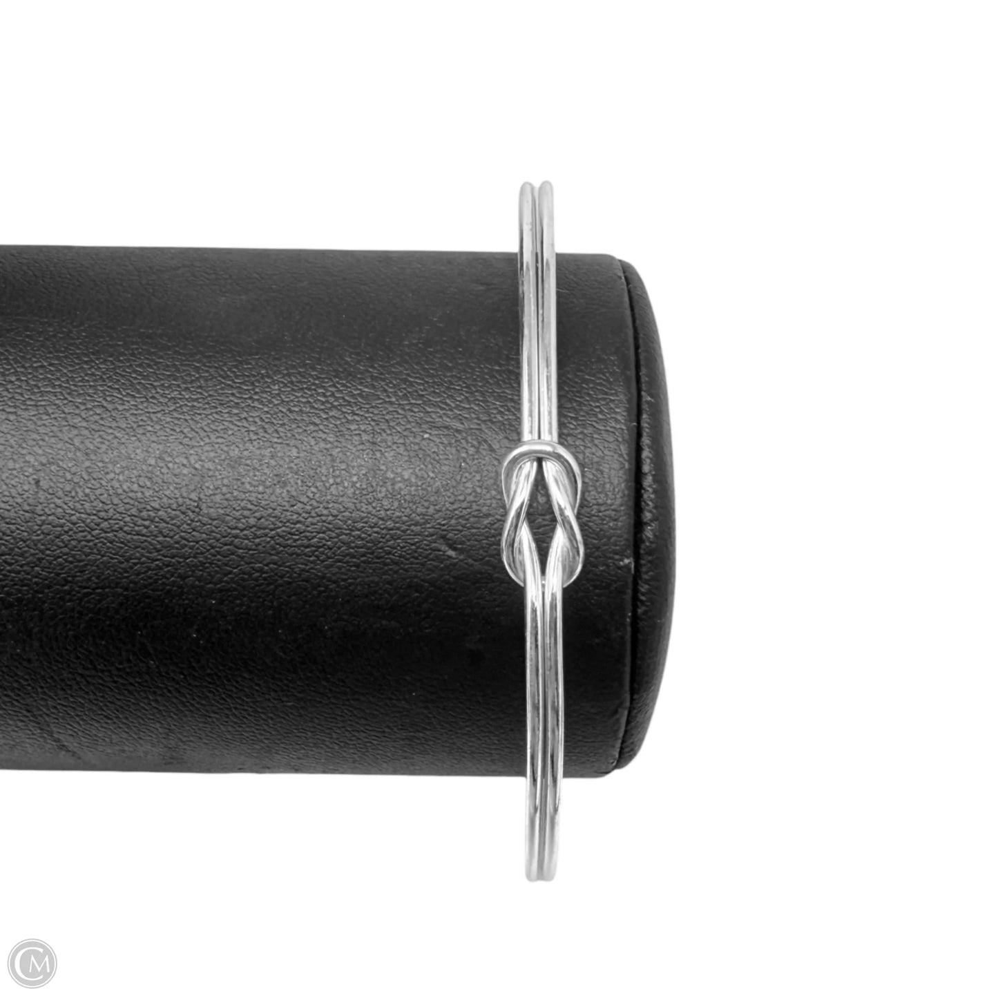 ItalianSterling Silver Love Knot Bangle Bracelet By Dyadema Italy