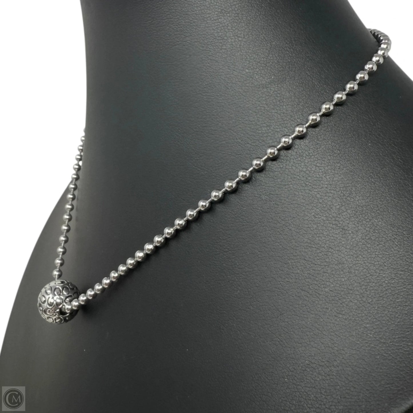 Signature Quilted Orb Necklace Designer By Coach