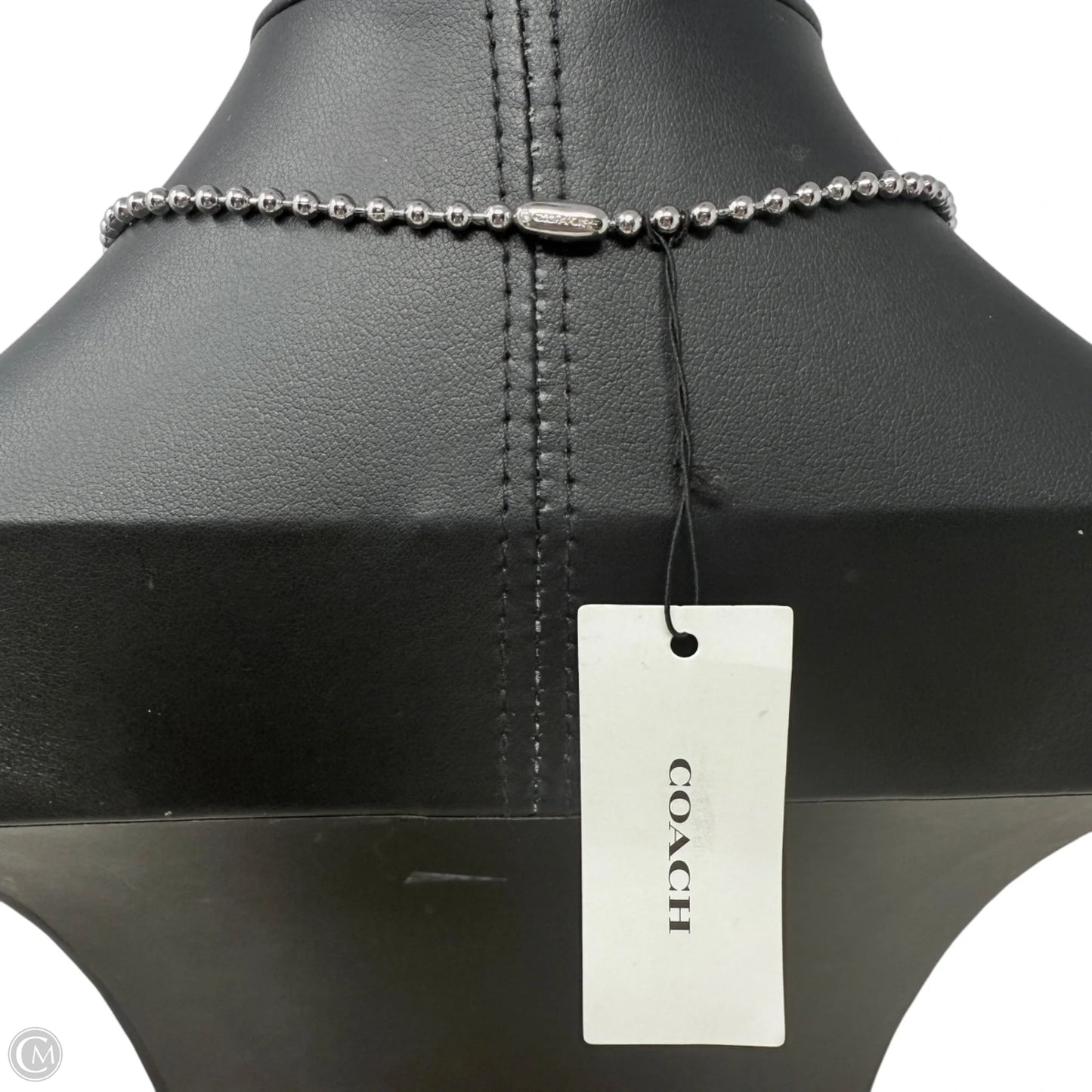 Signature Quilted Orb Necklace Designer By Coach