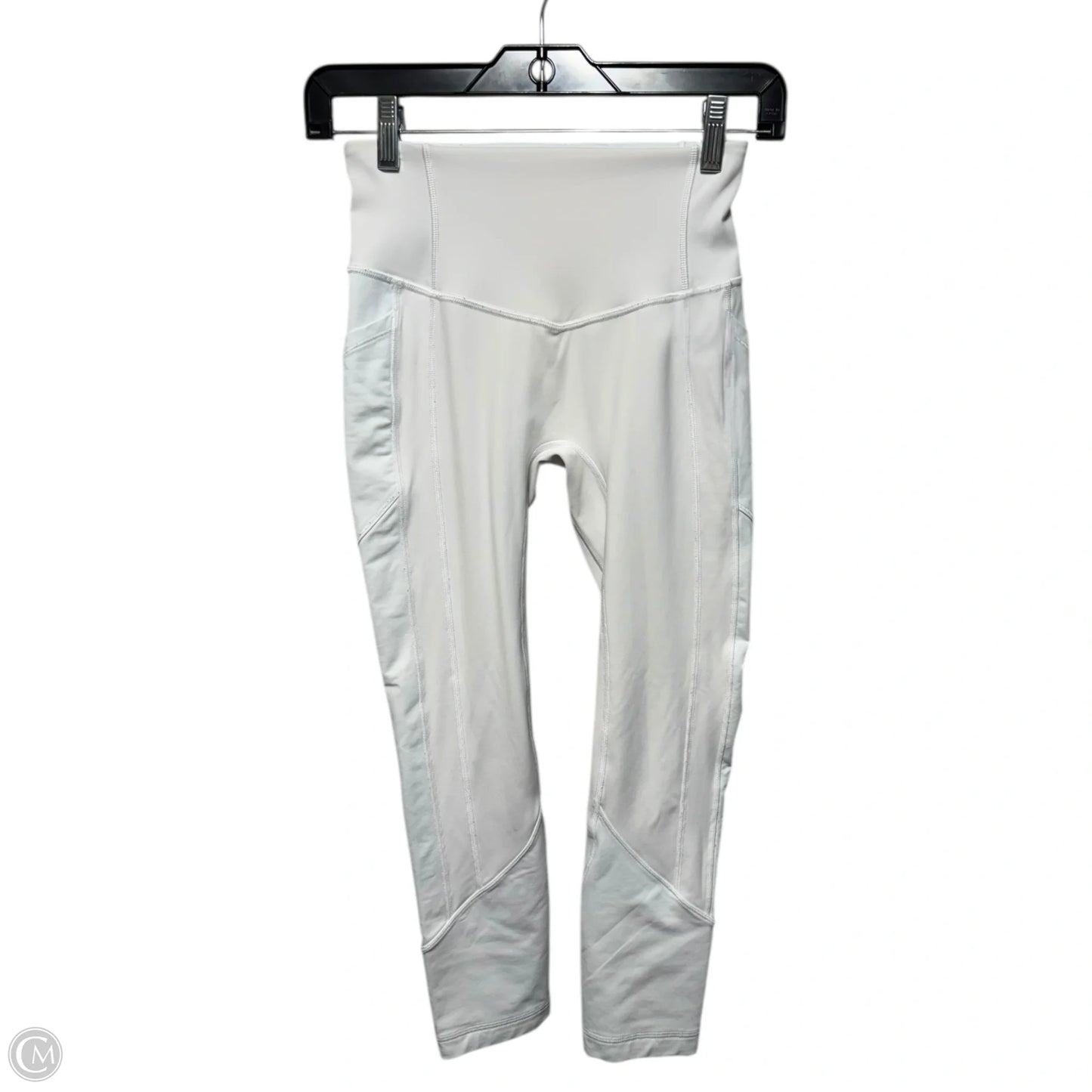 Athletic Leggings By Lululemon In White, Size: 4