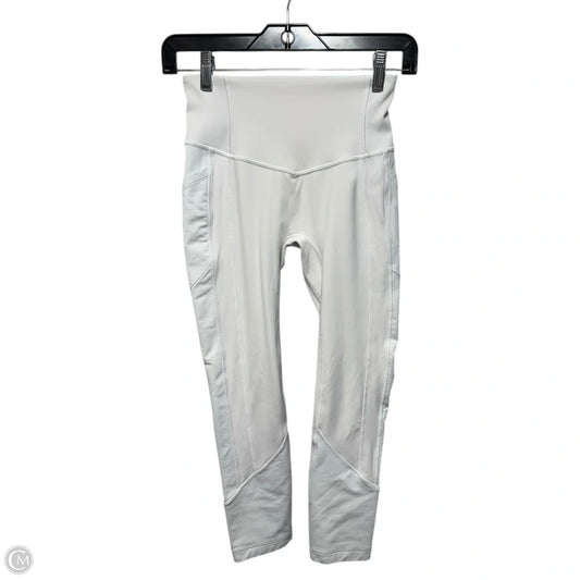 Athletic Leggings By Lululemon In White, Size: 4
