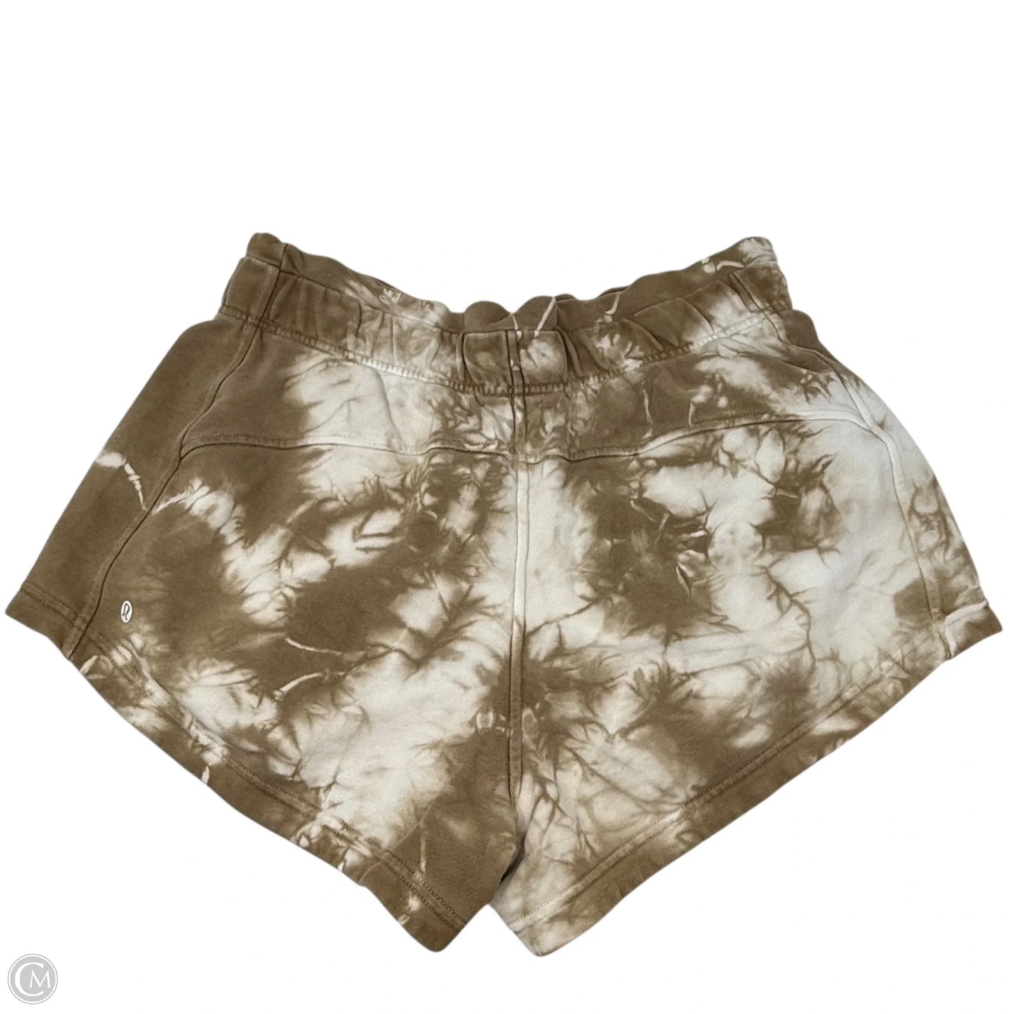 Inner Glow Shorts By Lululemon In Short Earth Dye Sand Print, Size: 12