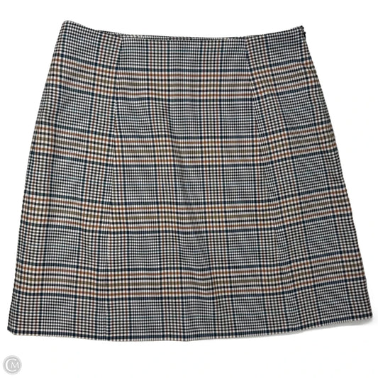 Skirt Mini & Short By Tyler Boe In Plaid Pattern, Size: 4