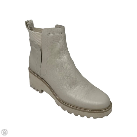 Boots Ankle Heels By Dolce Vita In Cream, Size: 9