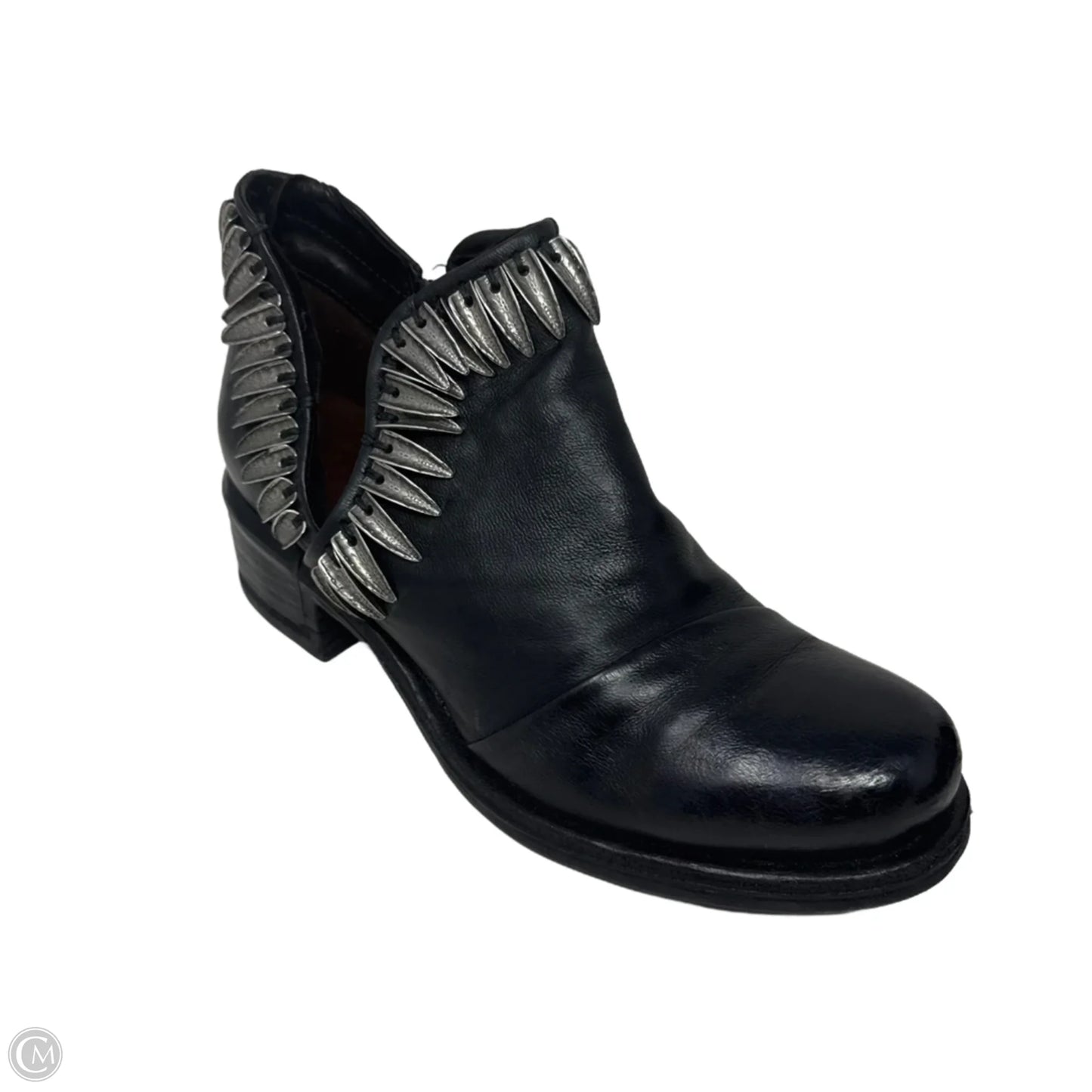 Iker Boots Leather By A.S. 98 In Black, Size: 10