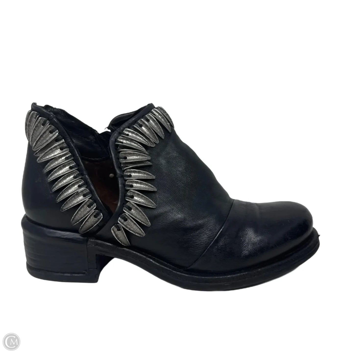 Iker Boots Leather By A.S. 98 In Black, Size: 10