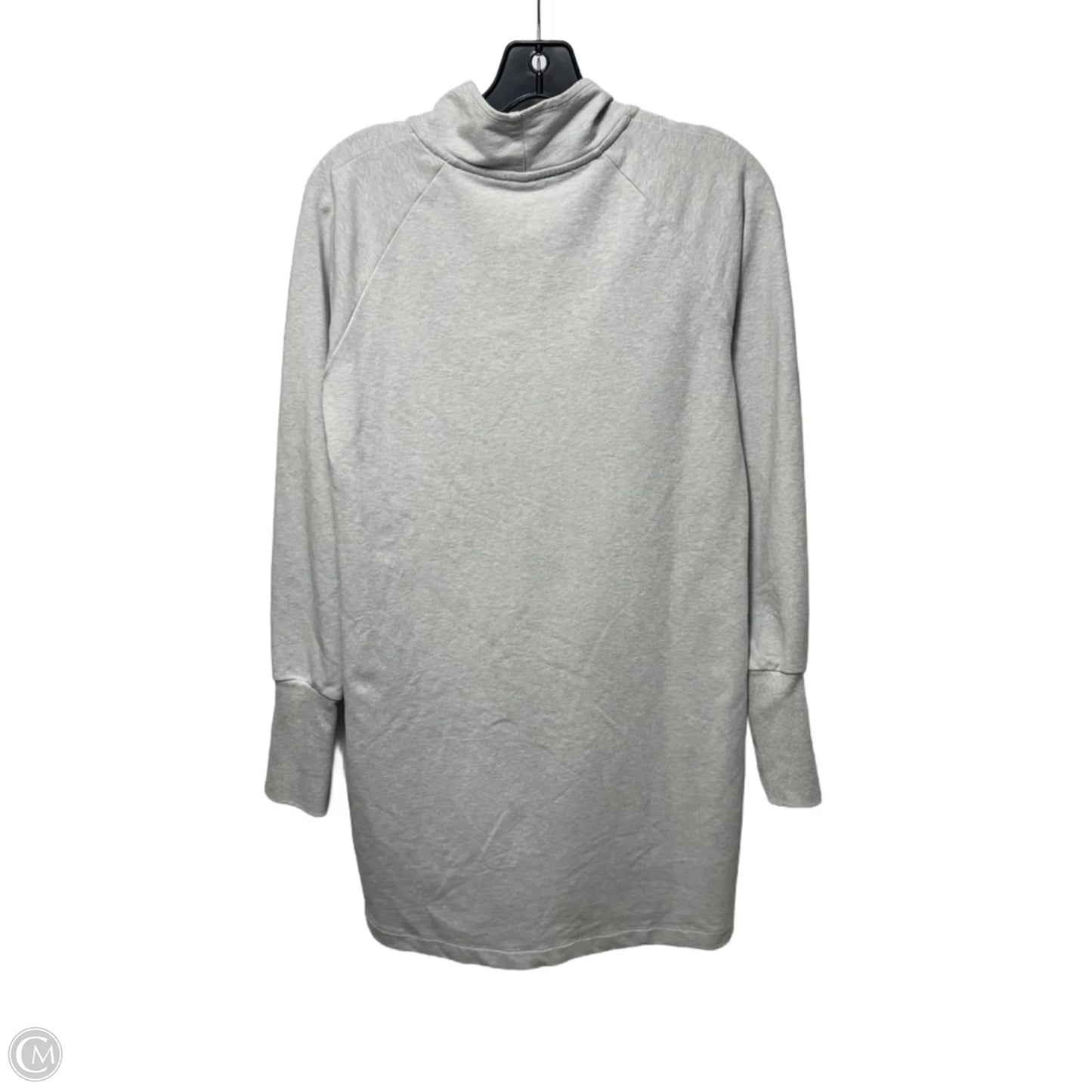Athletic Top Long Sleeve Collar By Lole In Grey, Size: S