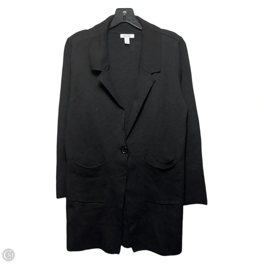 Sweater Cardigan By Nine West In Black, Size: L