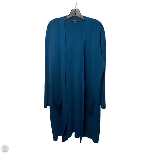 Sweater Cardigan By Cyrus In Teal, Size: L