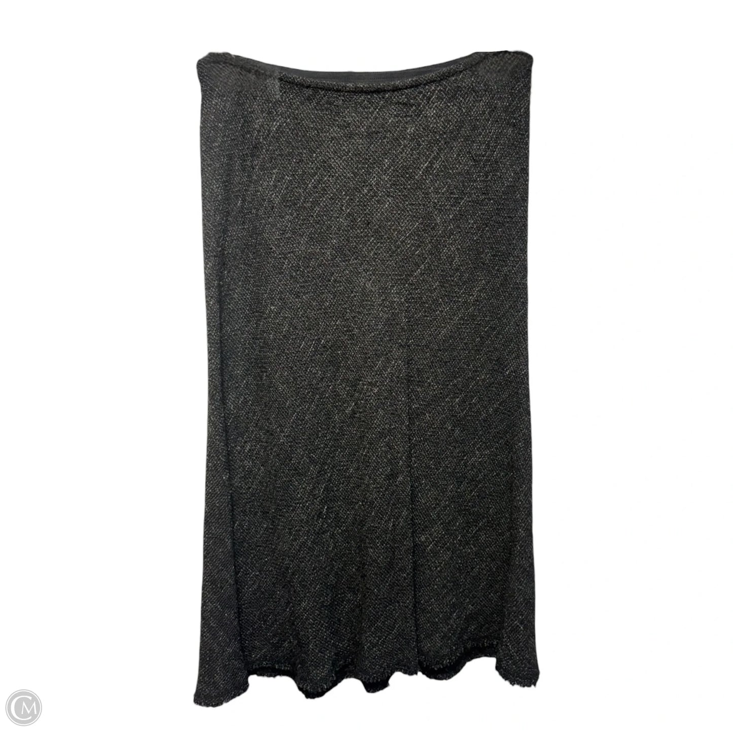 Knit Skirt Midi By Eileen Fisher In Grey, Size: L