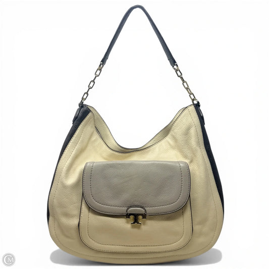 Sammy Leather Hobo Bag Designer By Tory Burch, Size: Large
