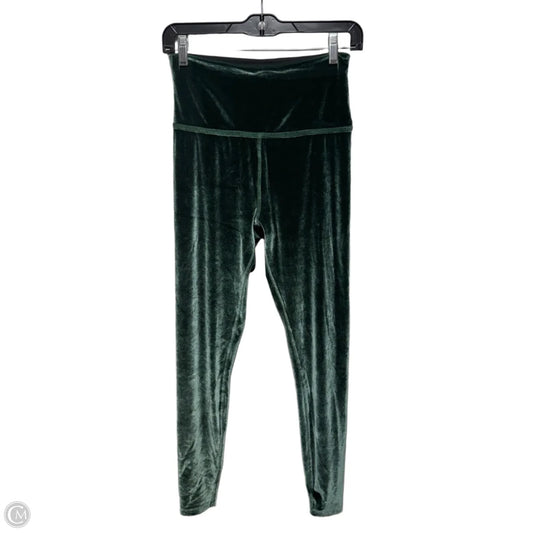 Velvet Athletic Leggings By Beyond Yoga In Green, Size: M