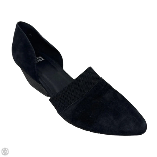 Hilly Wedge d'Orsay Pumps By Eileen Fisher In Black, Size: 7.5