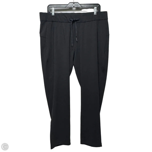 Athletic Pants By Lululemon In Black, Size: 12