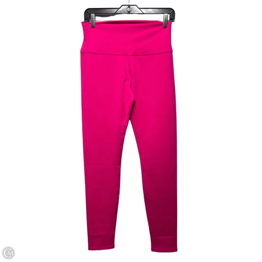 Athletic Leggings By Alo In Pink, Size: L