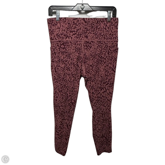 Athletic Leggings By Athleta In Multi-colored, Size: L