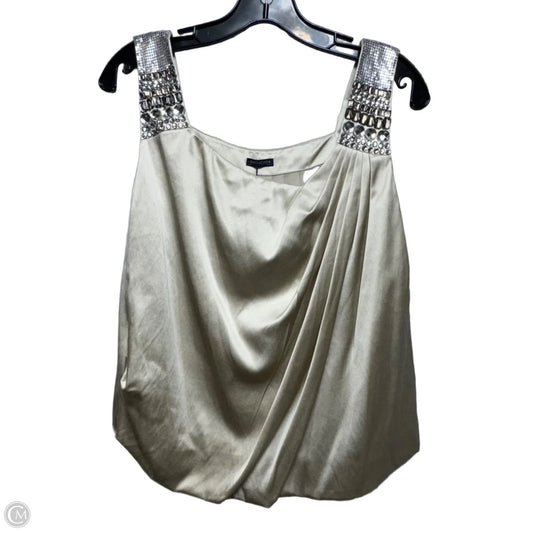 Top Sleeveless By Magaschoni In Gold, Size: 8