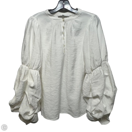 Top Long Sleeve By English Factory In White, Size: M