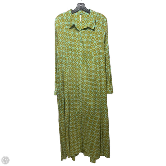 Dress Casual Maxi By Free People In Geometric Pattern, Size: Xl