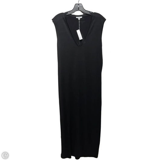 Linen Blend Dress Casual Maxi By James Perse In Black, Size: XL (4)