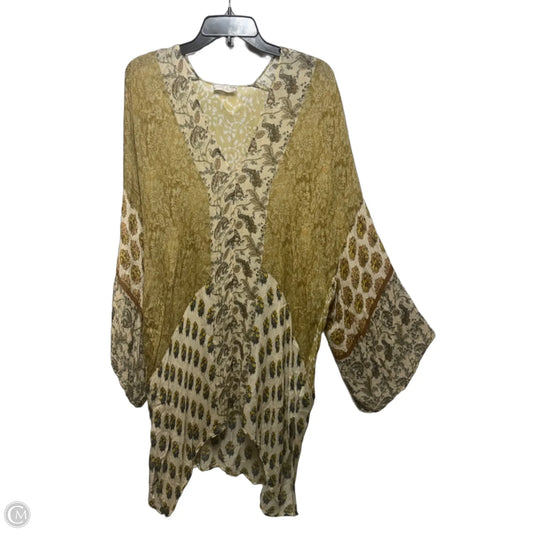Tunic 3/4 Sleeve By Free People In Multi-colored, Size: Osfm