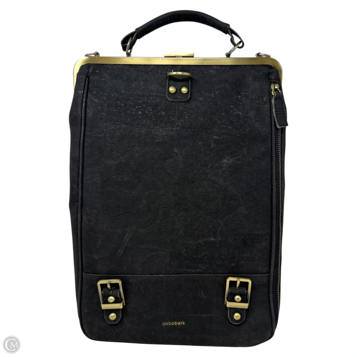 Bobobark Convertible Leather Bag By Laflore Paris, Size: Medium
