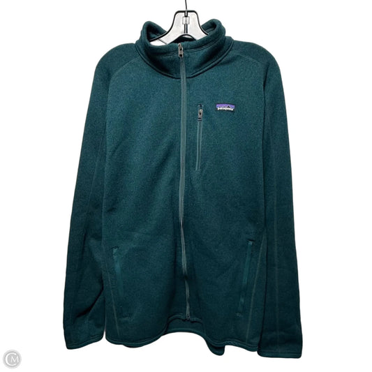 Athletic Jacket By Patagonia In Green, Size: Xl