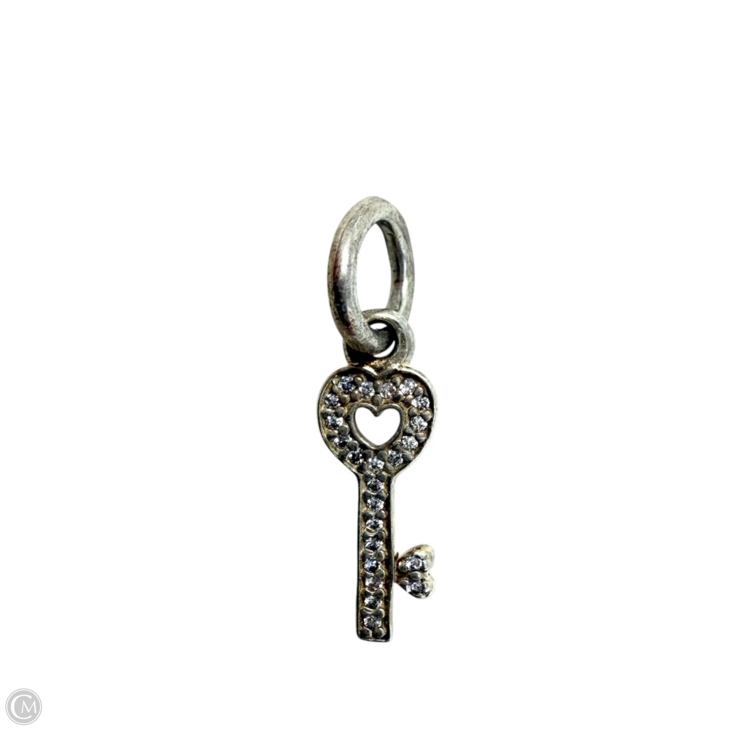 Sterling Silver & CZ Pavé Symbol of Trust Dangle Charm By Pandora