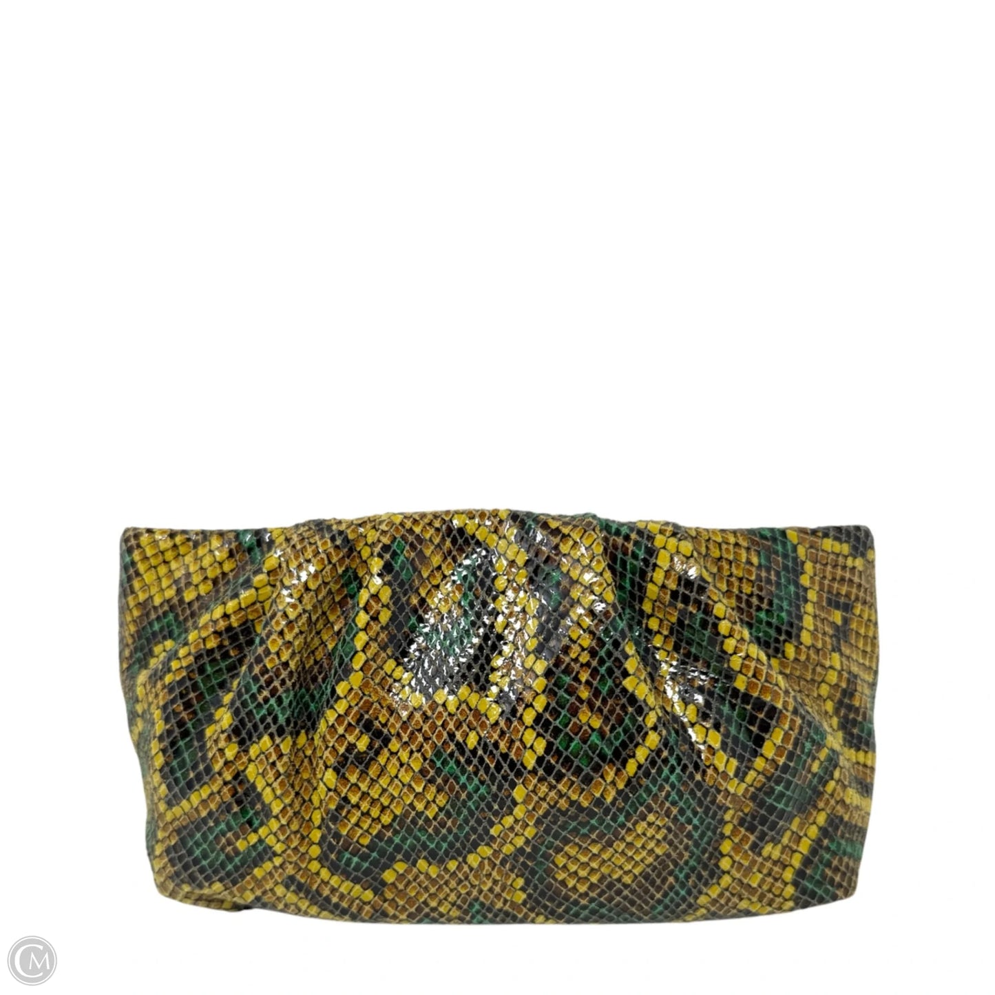 Be Mine Convertible Clutch In Cumin Snake By Aimee Kestenberg, Size: Medium