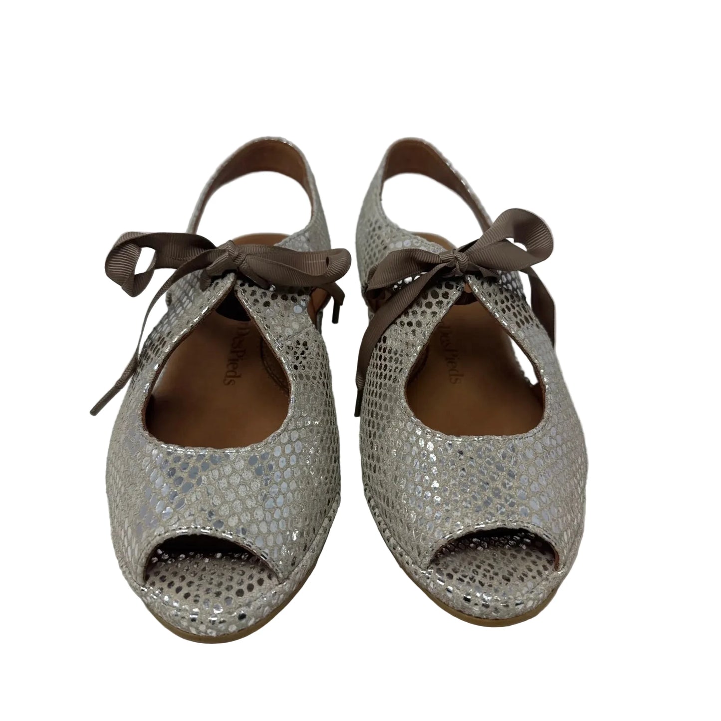 Brettany Wedge Sandals By L’Amour Des Pieds In Silver, Size: 7.5