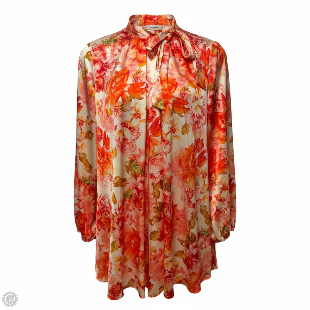 Lena Mini Dress By Mac Duggal In Floral Print, Size: 12