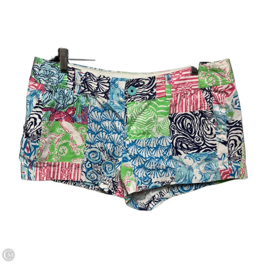 Walsh Patchwork Shorts Designer By Lilly Pulitzer In Multi-colored, Size: 10