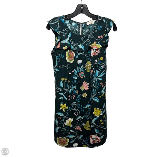 Dress Casual Short By Loft In Floral Print, Size: Xs