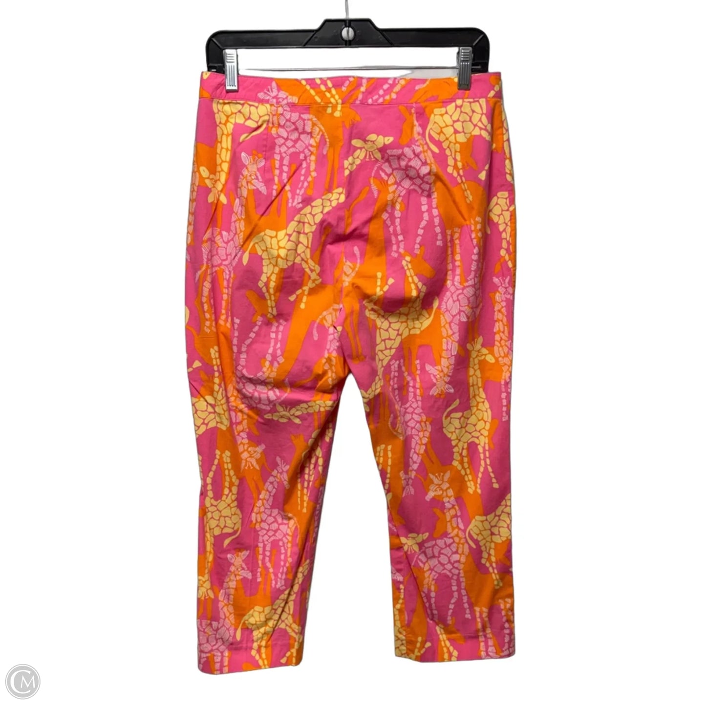 Vintage Capri Pants Designer By Lilly Pulitzer In Animal Print, Size: 8