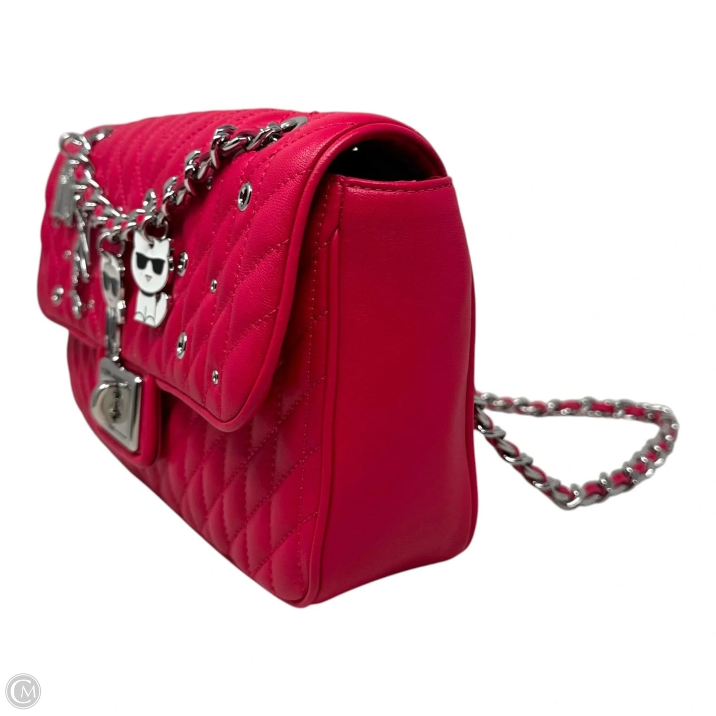 Lafayette Quilted Handbag Designer By Karl Lagerfeld, Size: Medium