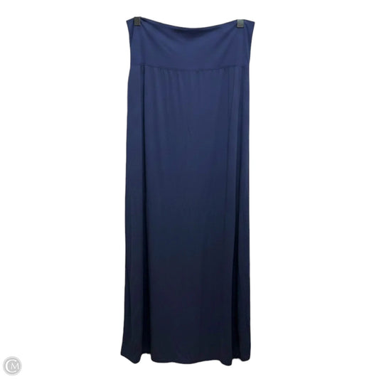 Skirt Maxi By Sophie Max In Navy, Size: M