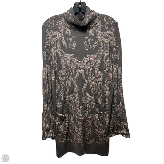 Dress Casual Short By Free People In Grey & Purple, Size: S