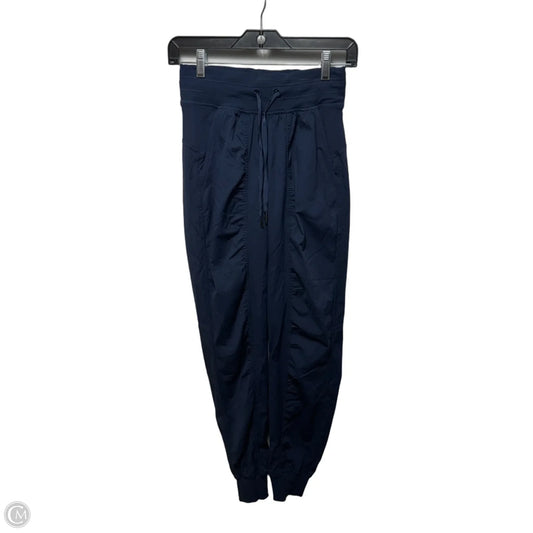 Athletic Pants By Lululemon In Navy, Size: 2