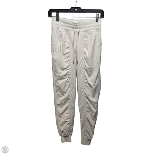 Athletic Pants By Lululemon In Cream, Size: 2